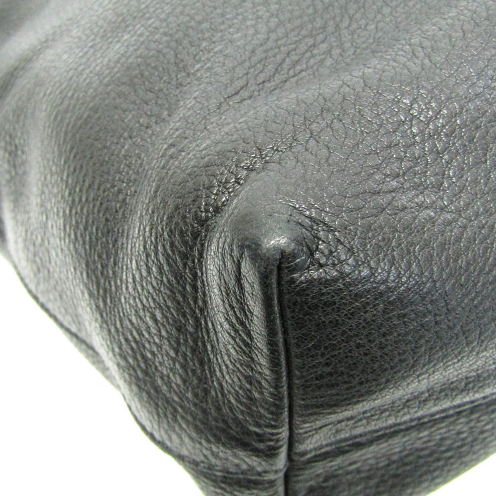PRADA Black Leather Shoulder Bag - Picture 4 of 13